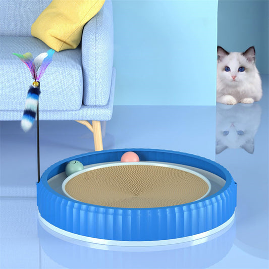 Anti-Scratch Round Cat Claw Scratching Board