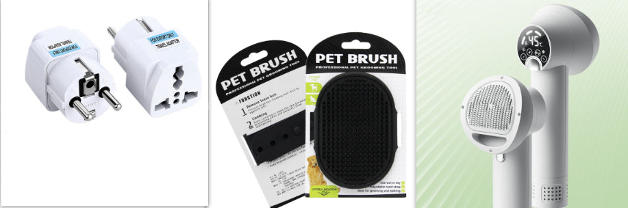 Smart Golden Retriever Pet Hair Dryer & Comb
