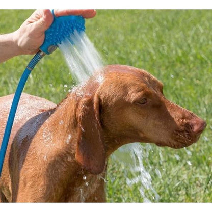 Outdoor Silicone Pet Bathing Shower Brush