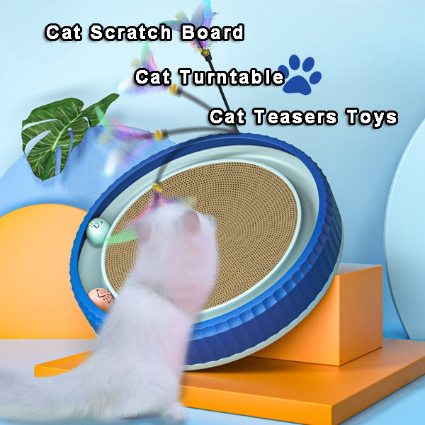 Anti-Scratch Round Cat Claw Scratching Board