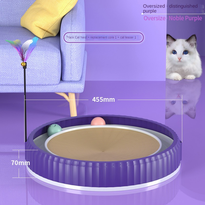 Anti-Scratch Round Cat Claw Scratching Board