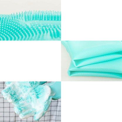 Silicone Bath Dog Massage Glove