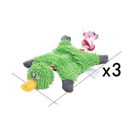 Pet Donkey Shape Corduroy Chew Toy For Dog