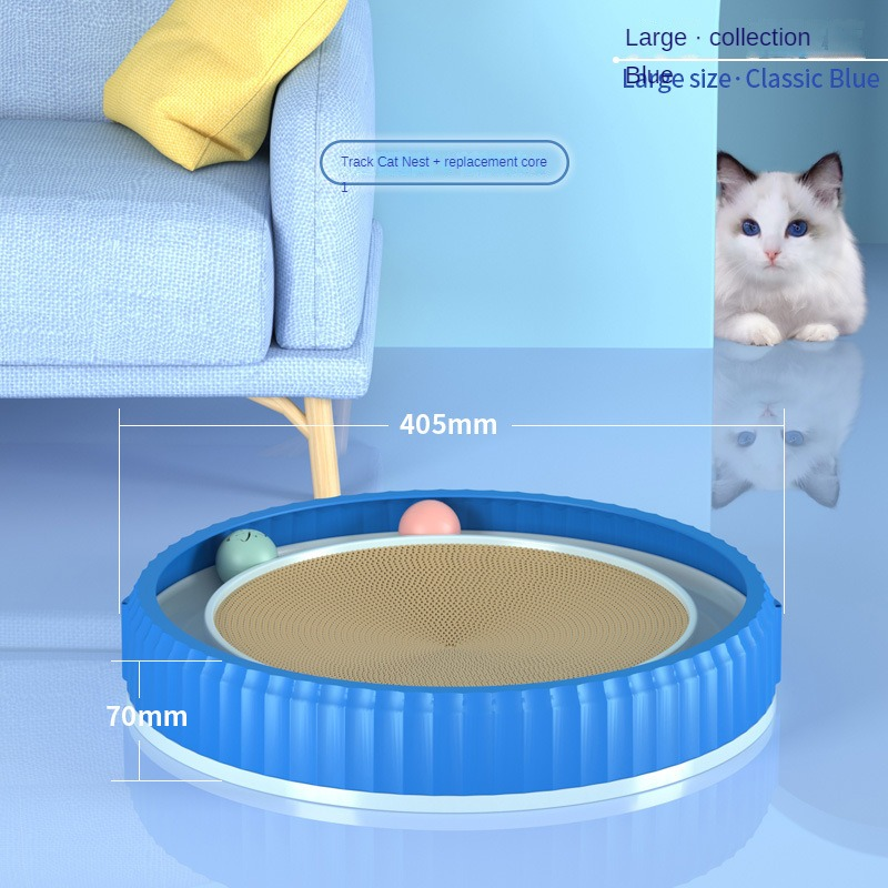 Anti-Scratch Round Cat Claw Scratching Board