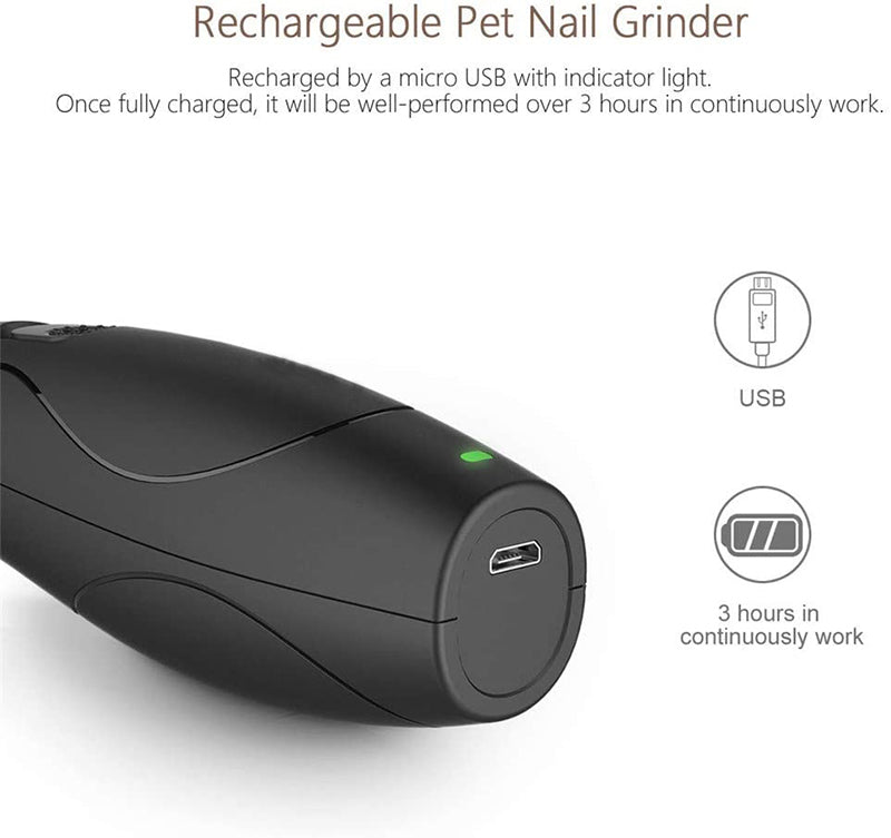 Pet Electric Nail Polisher Device