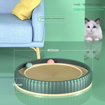 Anti-Scratch Round Cat Claw Scratching Board