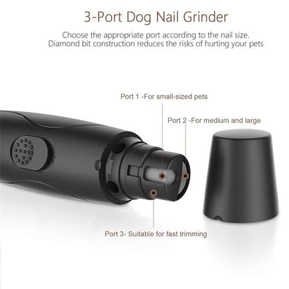 Pet Electric Nail Polisher Device
