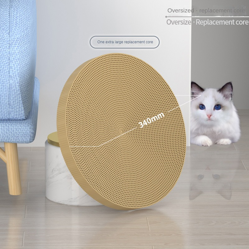 Anti-Scratch Round Cat Claw Scratching Board