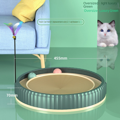 Anti-Scratch Round Cat Claw Scratching Board