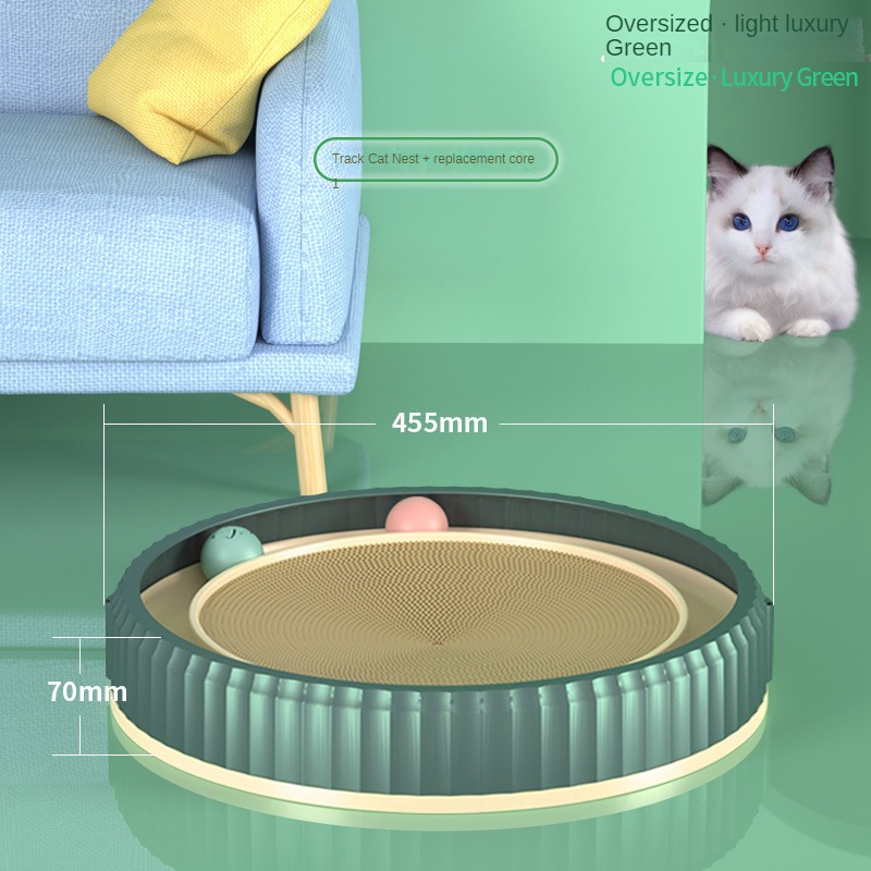 Anti-Scratch Round Cat Claw Scratching Board