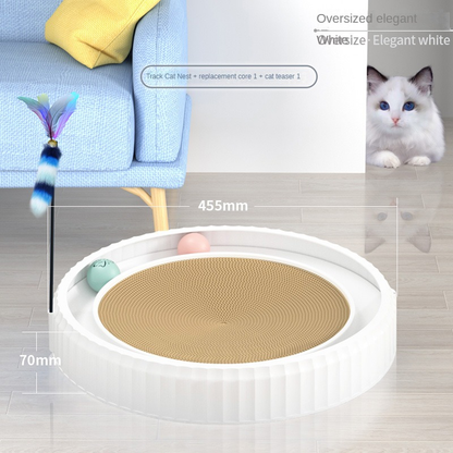 Anti-Scratch Round Cat Claw Scratching Board
