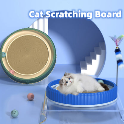 Anti-Scratch Round Cat Claw Scratching Board