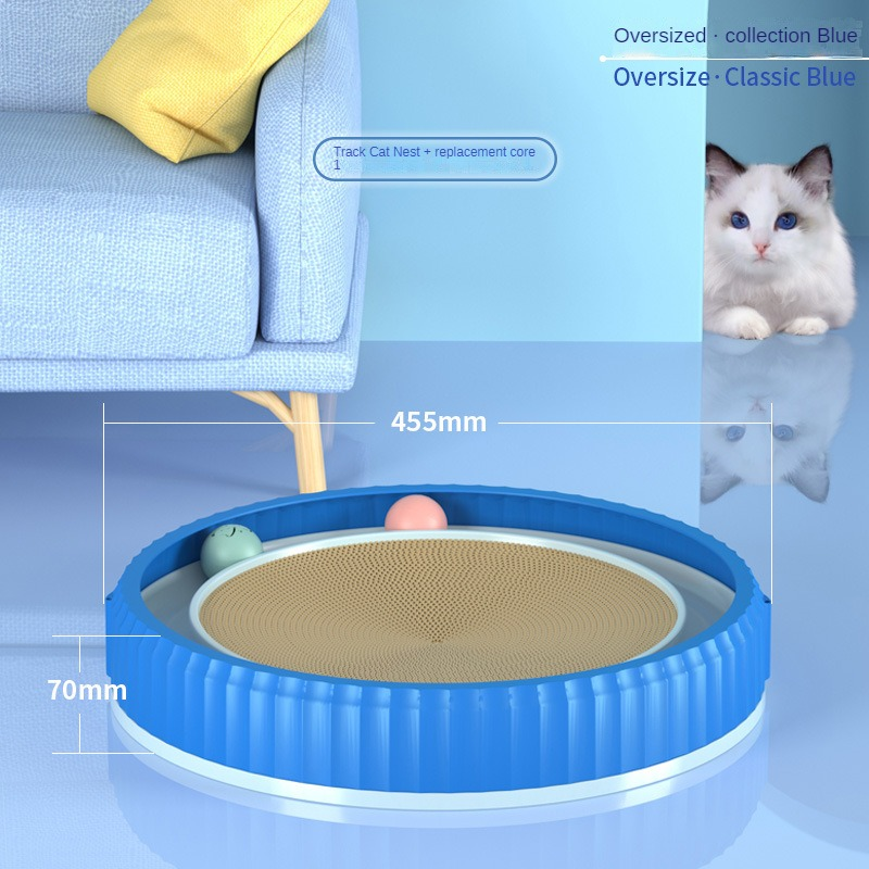 Anti-Scratch Round Cat Claw Scratching Board