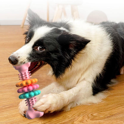 Indestructible TPR Bone Chewing Bite Resistant Teething Toy