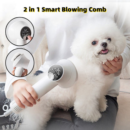 Smart Golden Retriever Pet Hair Dryer & Comb