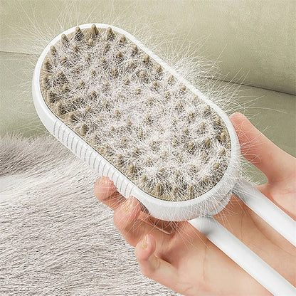 Electric 3-in-1 Cat Steam Brush for Grooming – Bubbitas