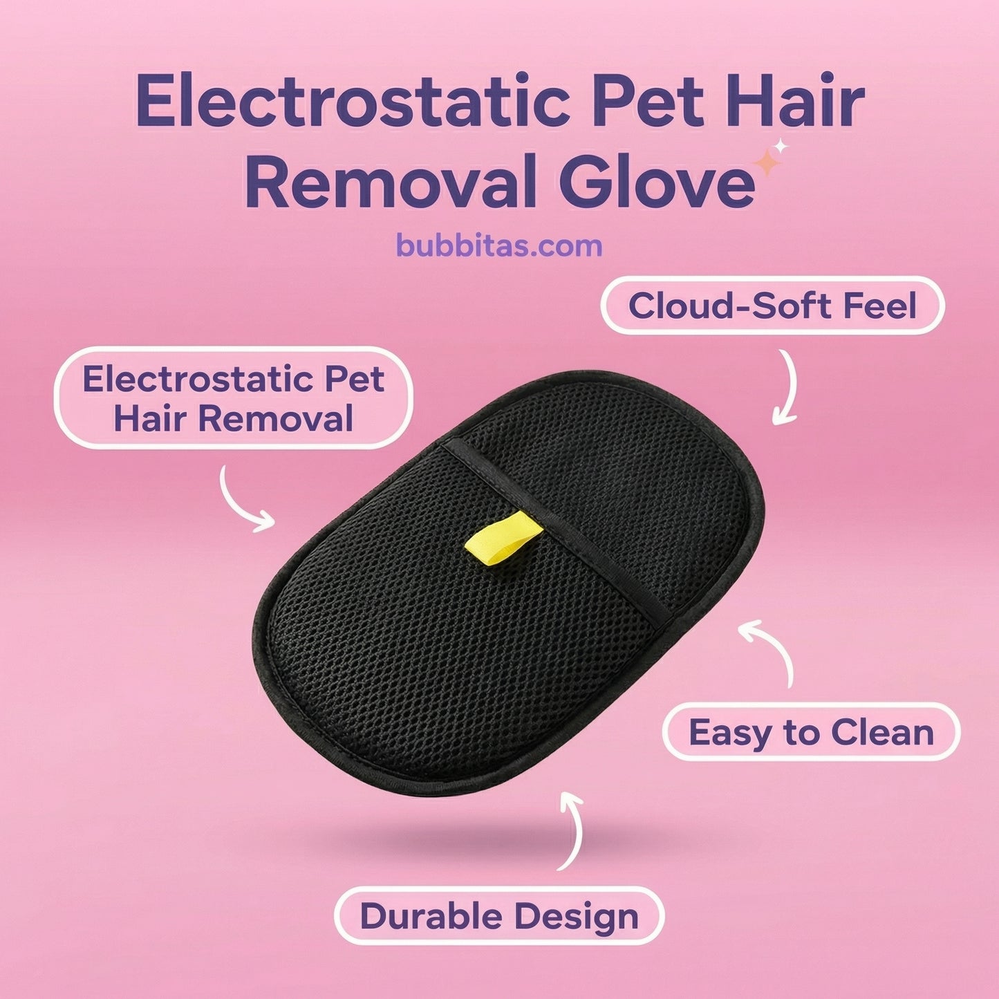 Electrostatic Pet Hair Removal Glove