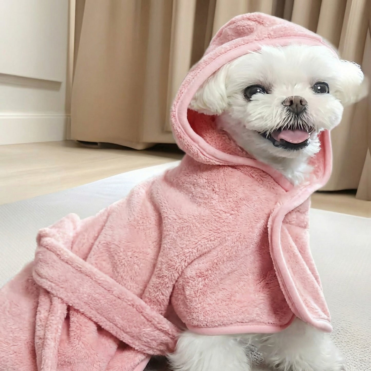 Wearable Dog Bathrobe & Drying Towel