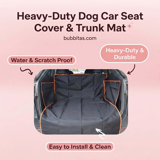 Heavy-Duty Dog Car Seat Cover & Trunk Mat